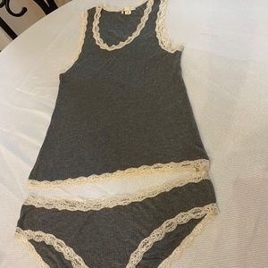 Victoria’s Secret Lace Tank and matching bikini